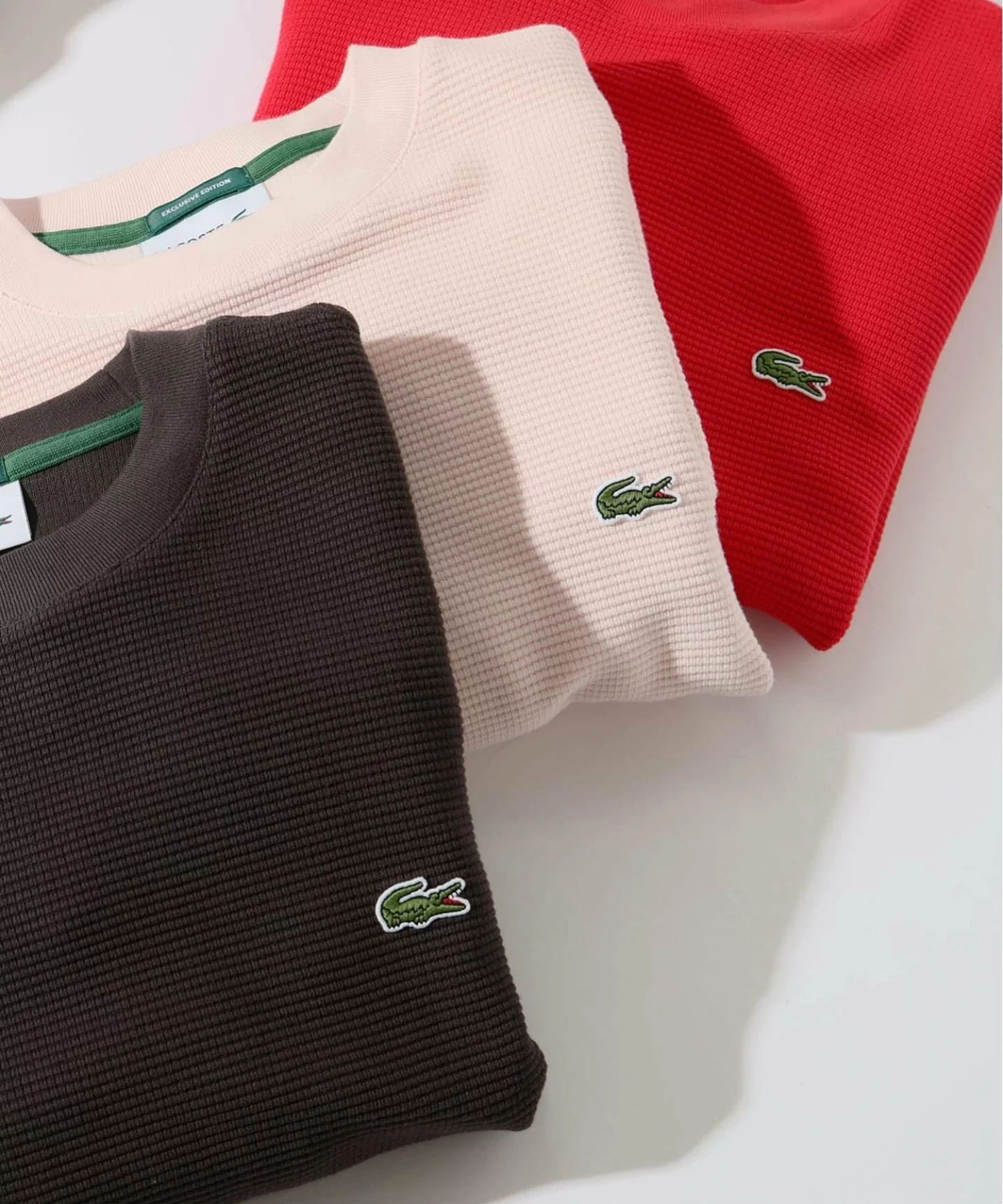 JOURNAL STANDARD relume × LACOSTE の Heavy Pique L/S Tee が発売