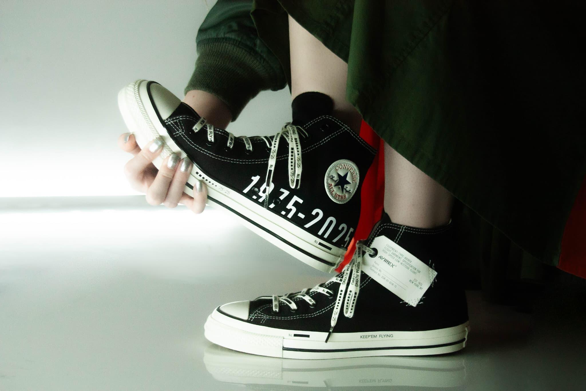 AVIREX × CONVERSE の ALL STAR AGED HI が発売