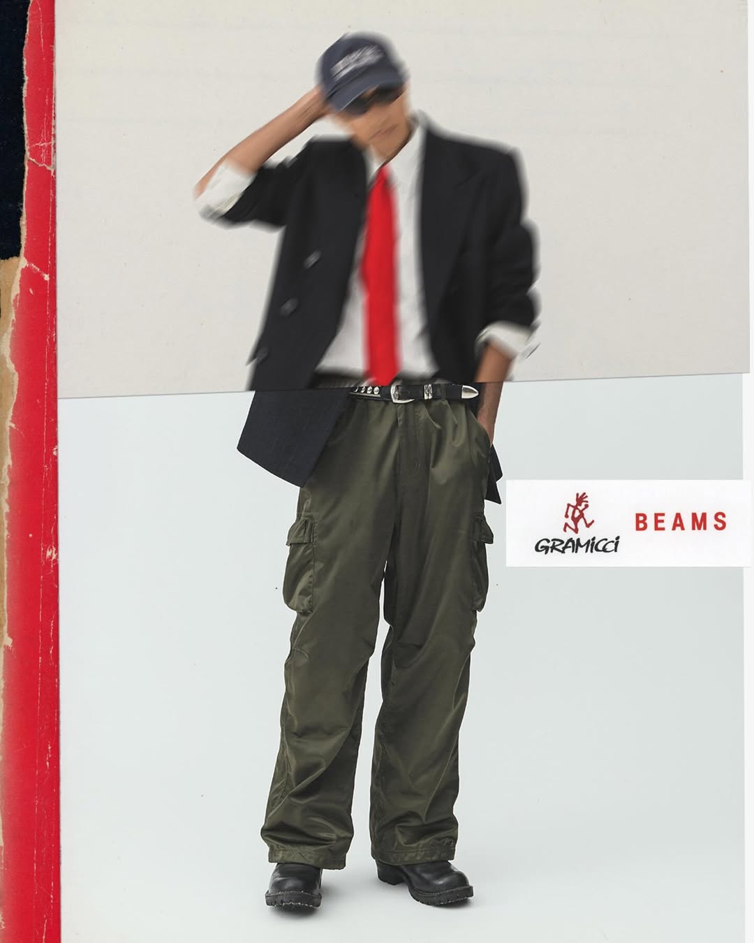BEAMS × GRAMICCI の Shiny Nylon 6-Pocket Pants が発売