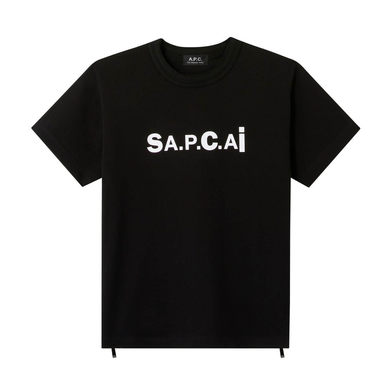 sacai × A.P.C. の Side Zip Logo Tee が発売
