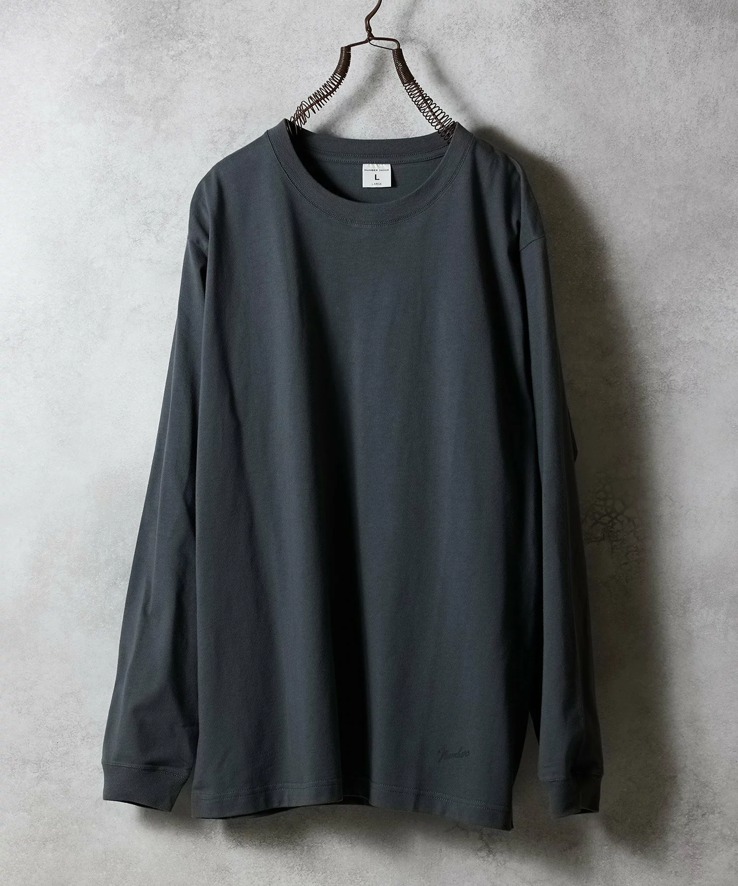 NUMBER (N)INE の Basic Hem Printed L/S Tee が4,400円で発売
