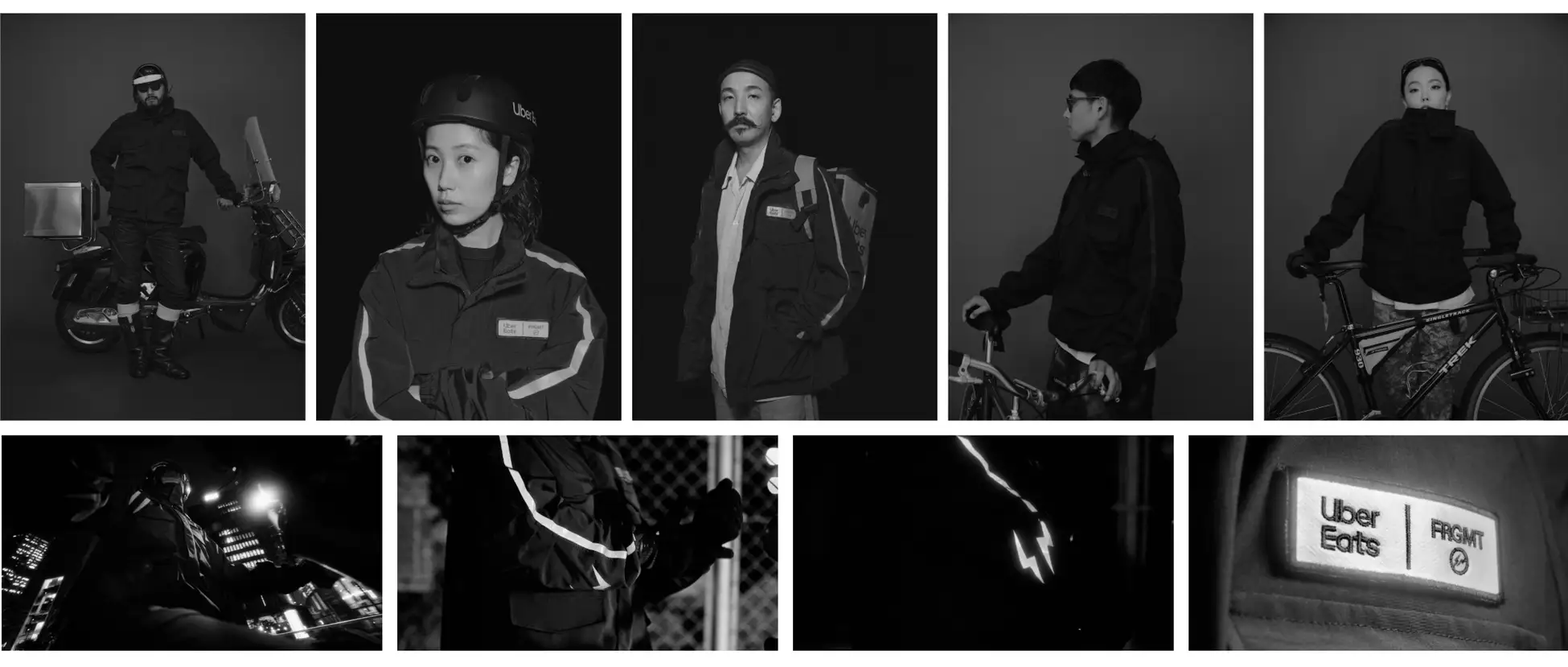 藤原 ヒロシ 率いる fragment design が Uber Eats の配達パートナー用ジャケットを制作