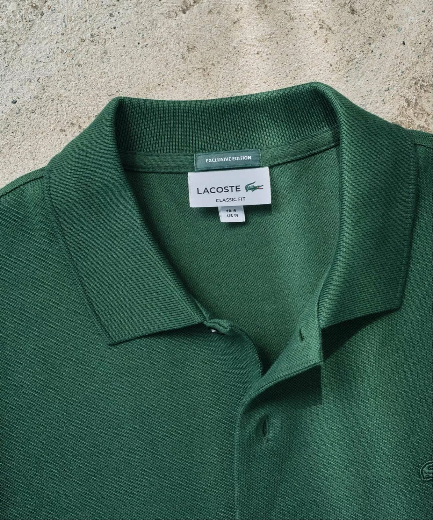 ÉDIFICE × LACOSTE の Full Open Long Sleeve Polo Shirts が発売