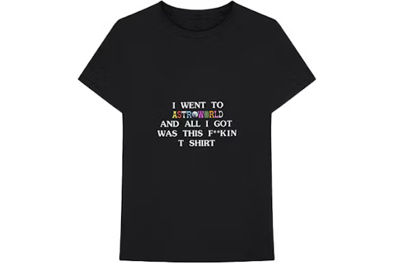 Travis Scott の I Went To Astroworld Tee が発売