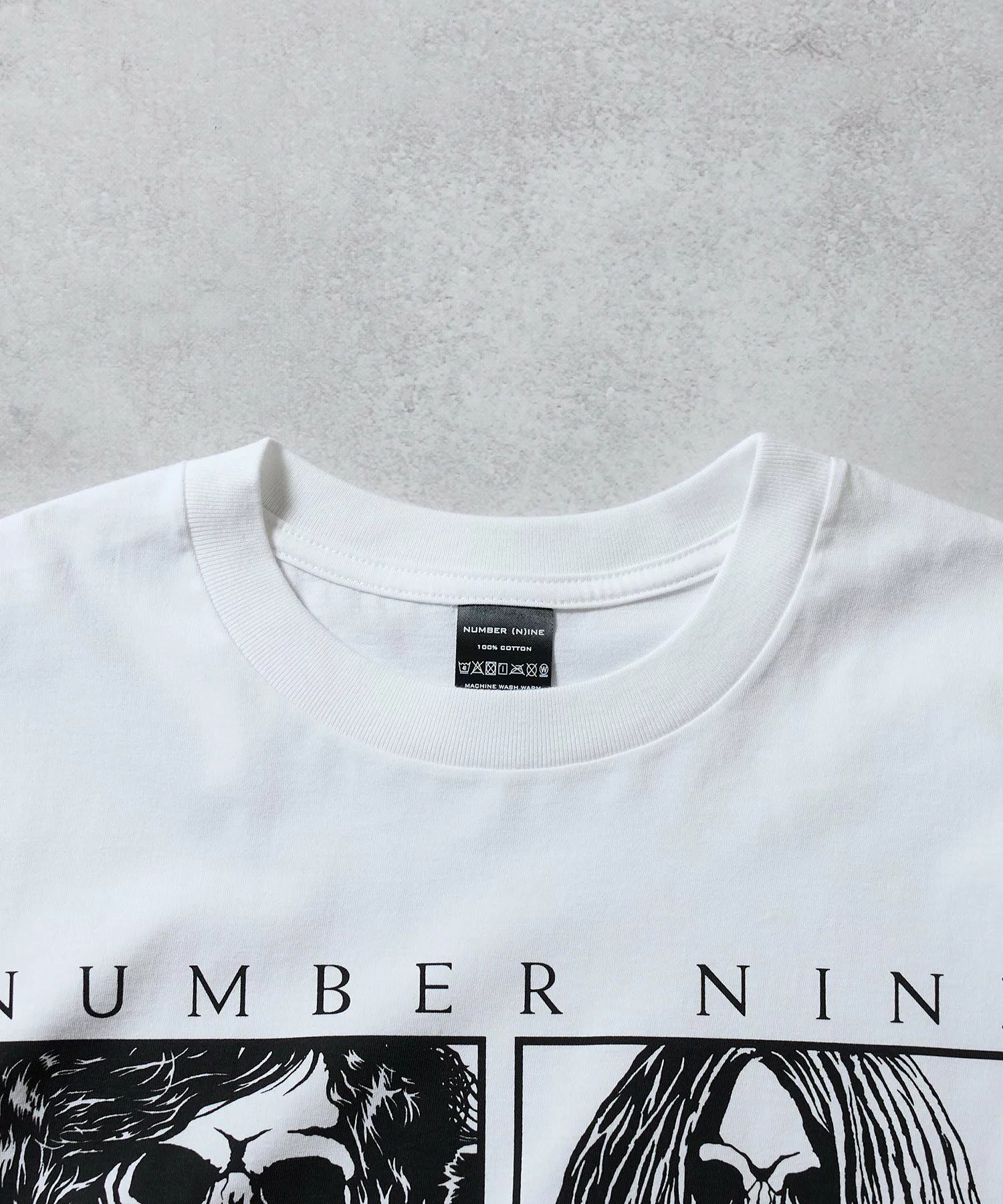 NUMBER (N)INE の Skull Box Panels Tee が発売