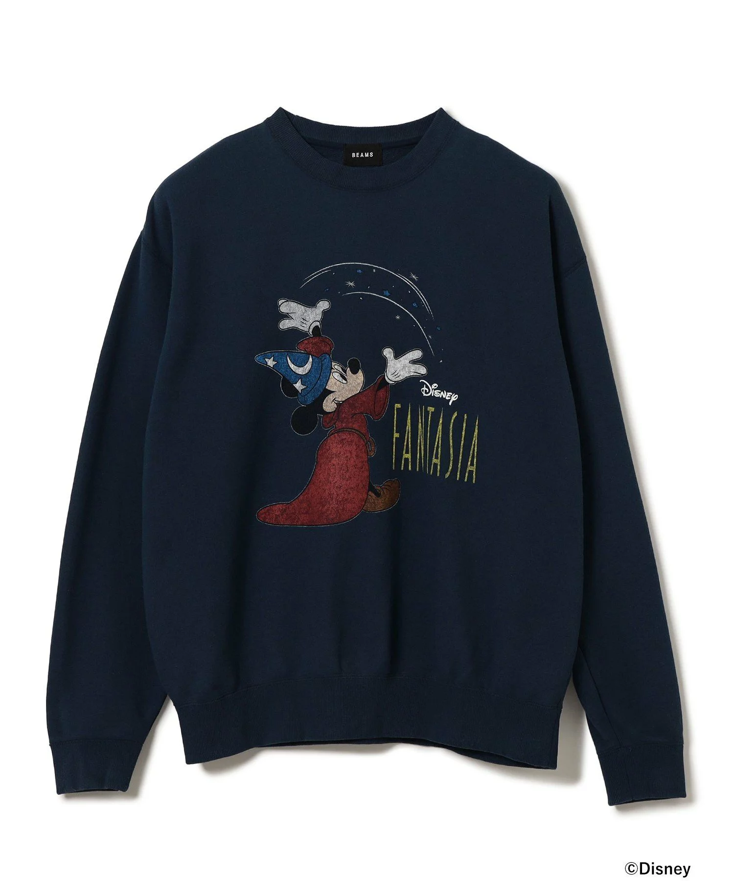 BEAMS × GOOD ROCK SPEED の Disney FANTASIA Crewneck Sweat が発売