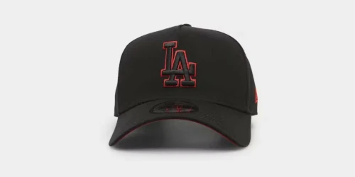 New era® の LA Dodgers 9FORTY A-Frame Snapback “Black/Scarlet” が発売