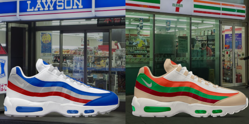 NIKE より セブン-イレブン & ローソン 仕様の AIR MAX 95 が2026年発売予定