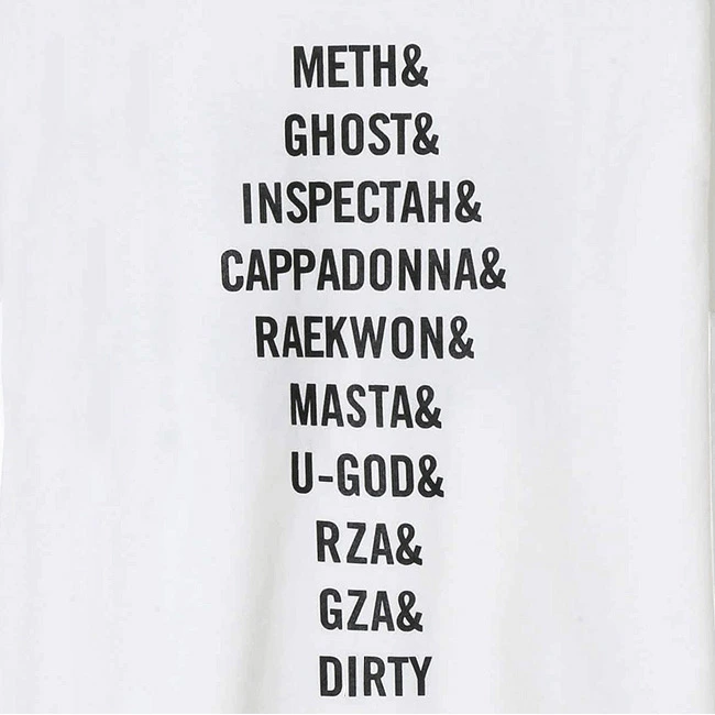 Wu-Tang Clan によるオフィシャルブランド WU-WORLD の Logo Tee が発売