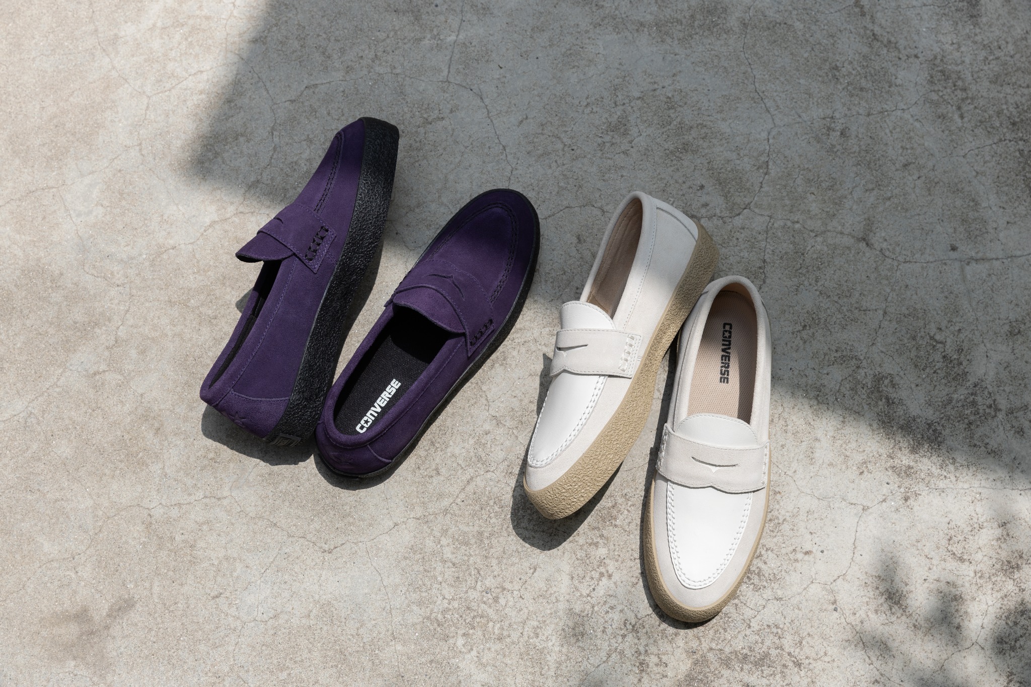 CONVERSE SKATEBOARDING CS LOAFER II SK “Purple” & “Beige” が9月30日(火)発売