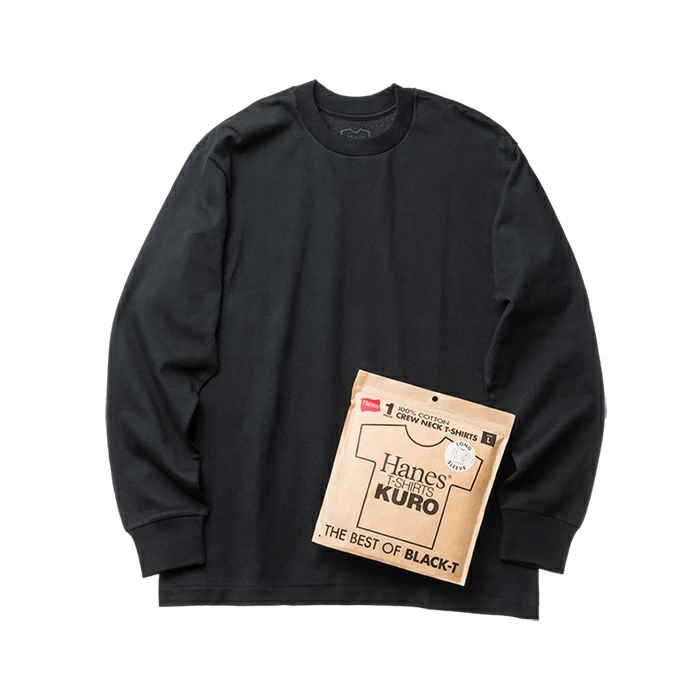 Hanes T-SHIRTS KURO & SHIRO の L/S Tee FW25 が発売