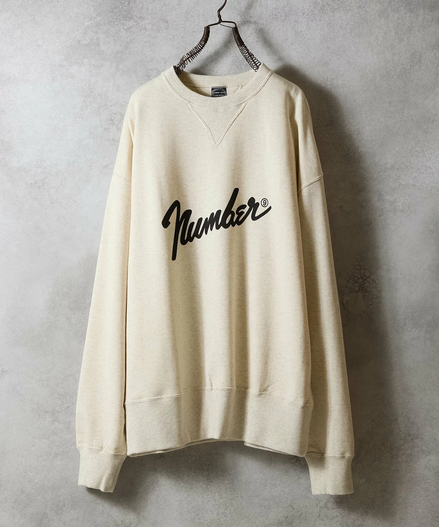 NUMBER (N)INE 2025年秋冬コレクションより Crewneck Sweatshirt が発売
