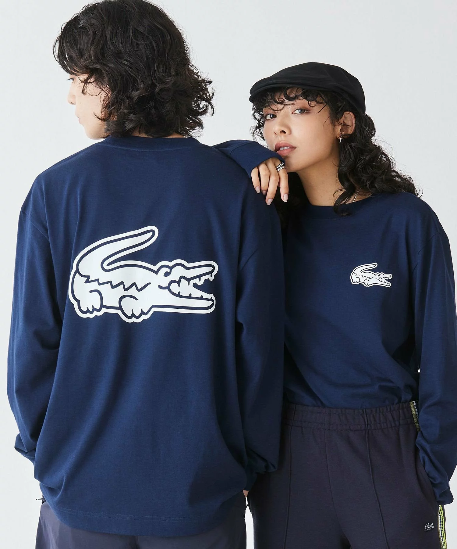 LACOSTE の Oversize Back Print L/S Tee がWEB限定で発売