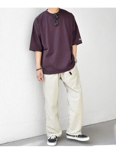 SHIPS × Champion の Bleached Dolman Camp Pocket Tee が発売