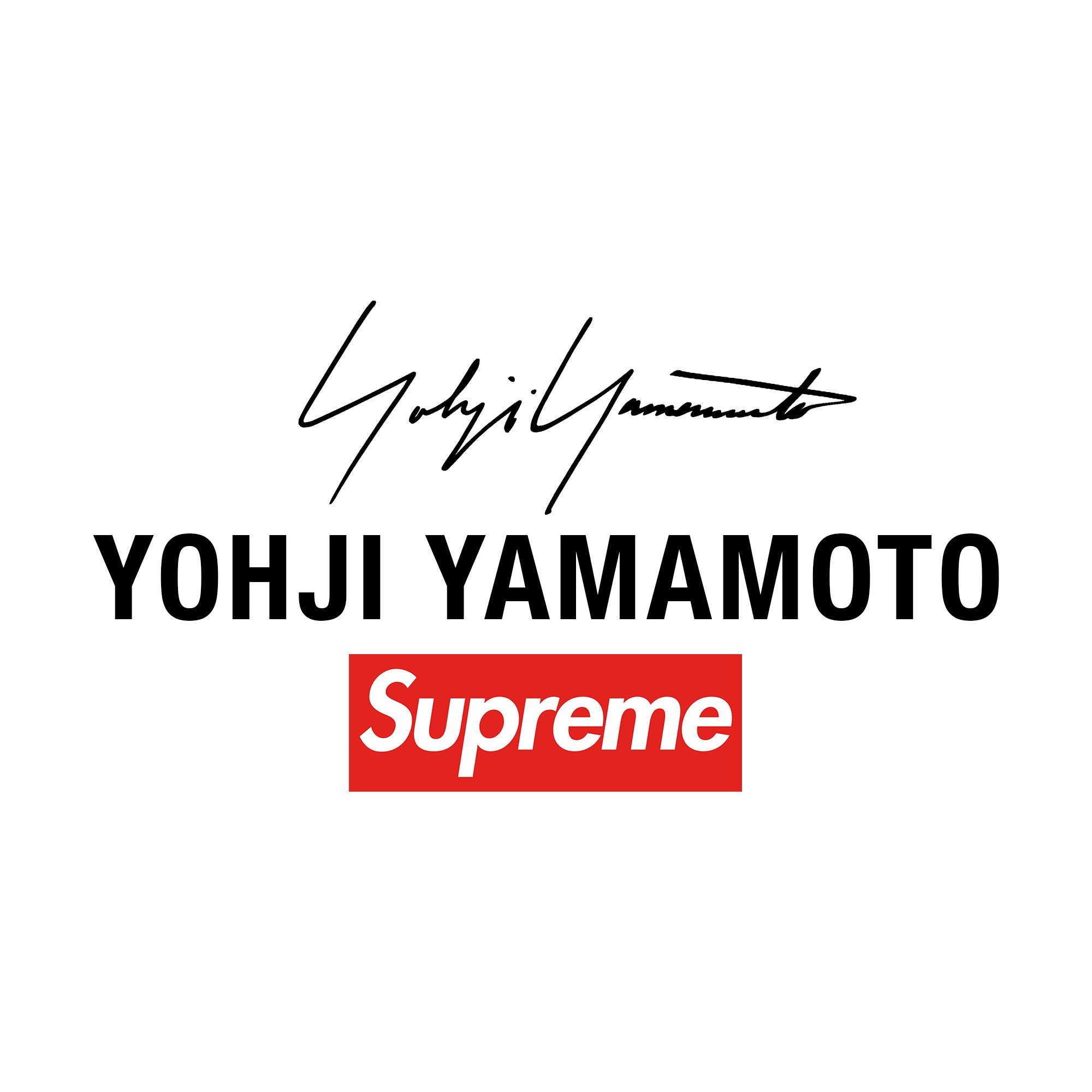 Supreme × Yohji Yamamoto が今週発売予定