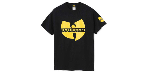 Wu-Tang Clan によるオフィシャルブランド WU-WORLD の Logo Tee が発売