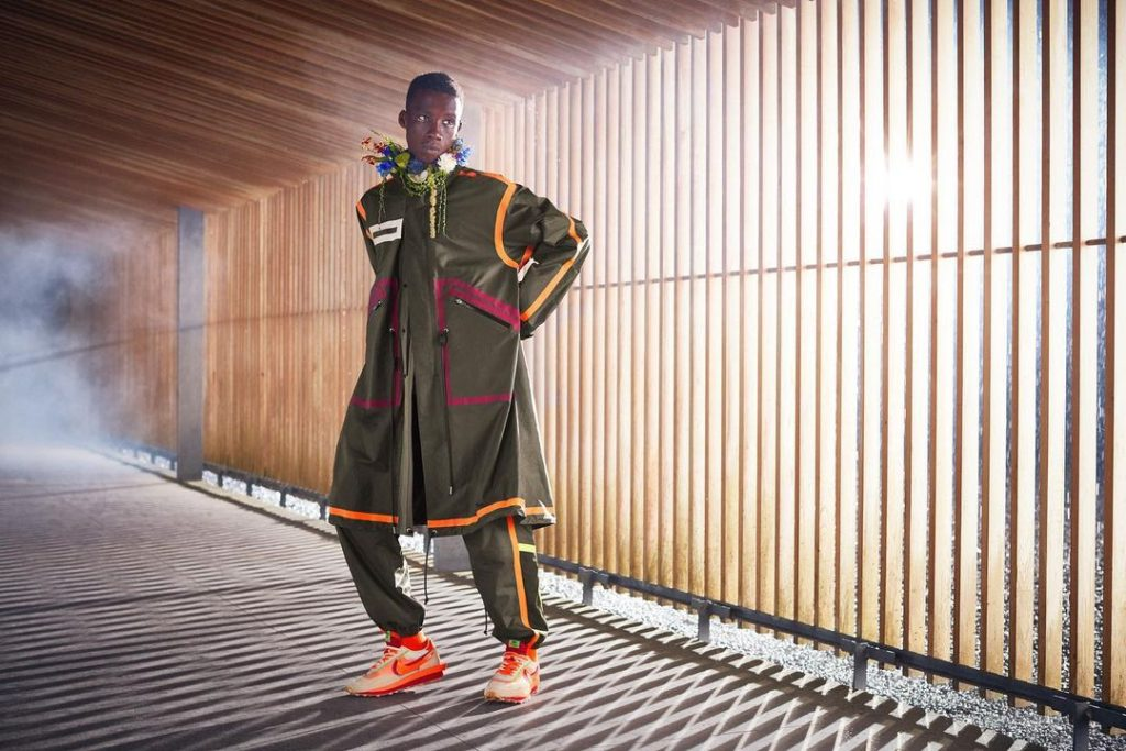 sacai × CLOT × NIKE の LD WAFFLE "Orange Blaze" が発売