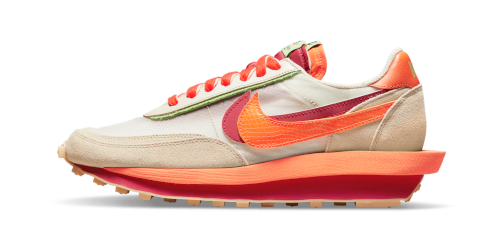 sacai × CLOT × NIKE の LD WAFFLE "Orange Blaze" が発売