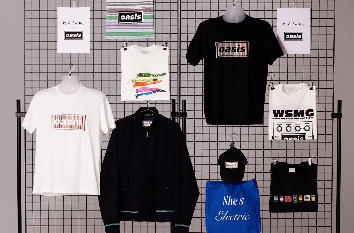 Paul Smith × Oasis のコラボコレクションが発売