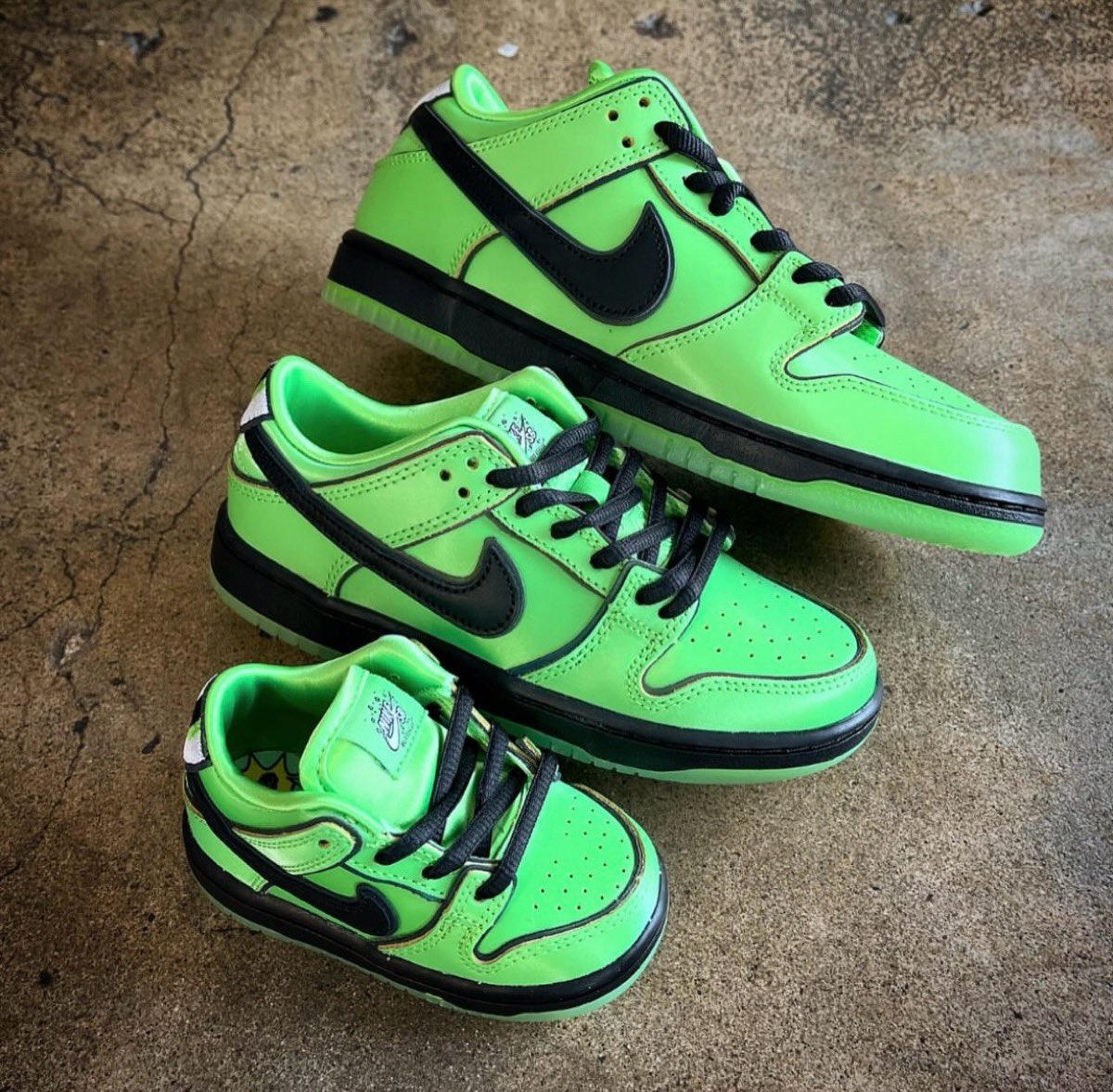 The Powerpuff Girls × NIKE SB の DUNK LOW “Buttercup” が発売