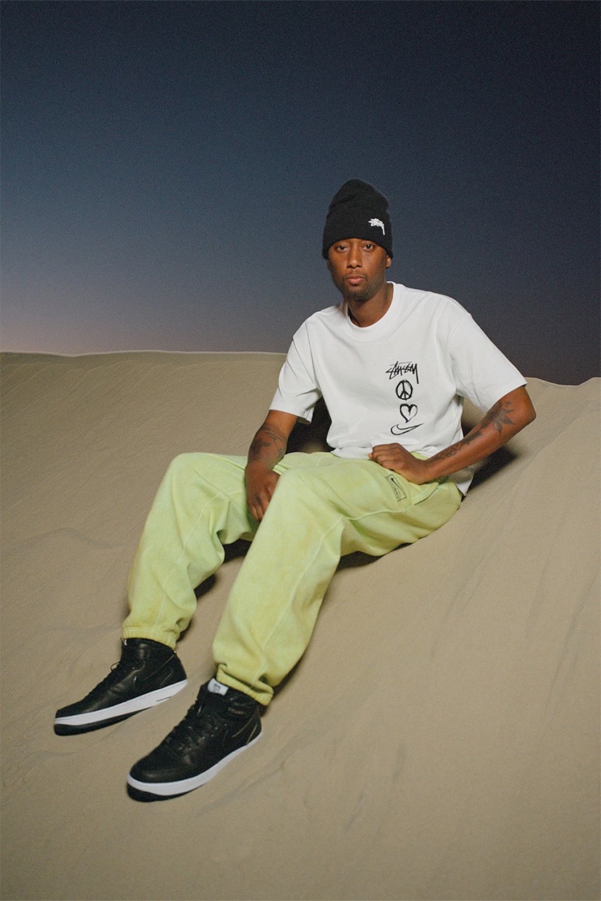 Stüssy × NIKE の AIR FORCE 1 MID “Black” が発売