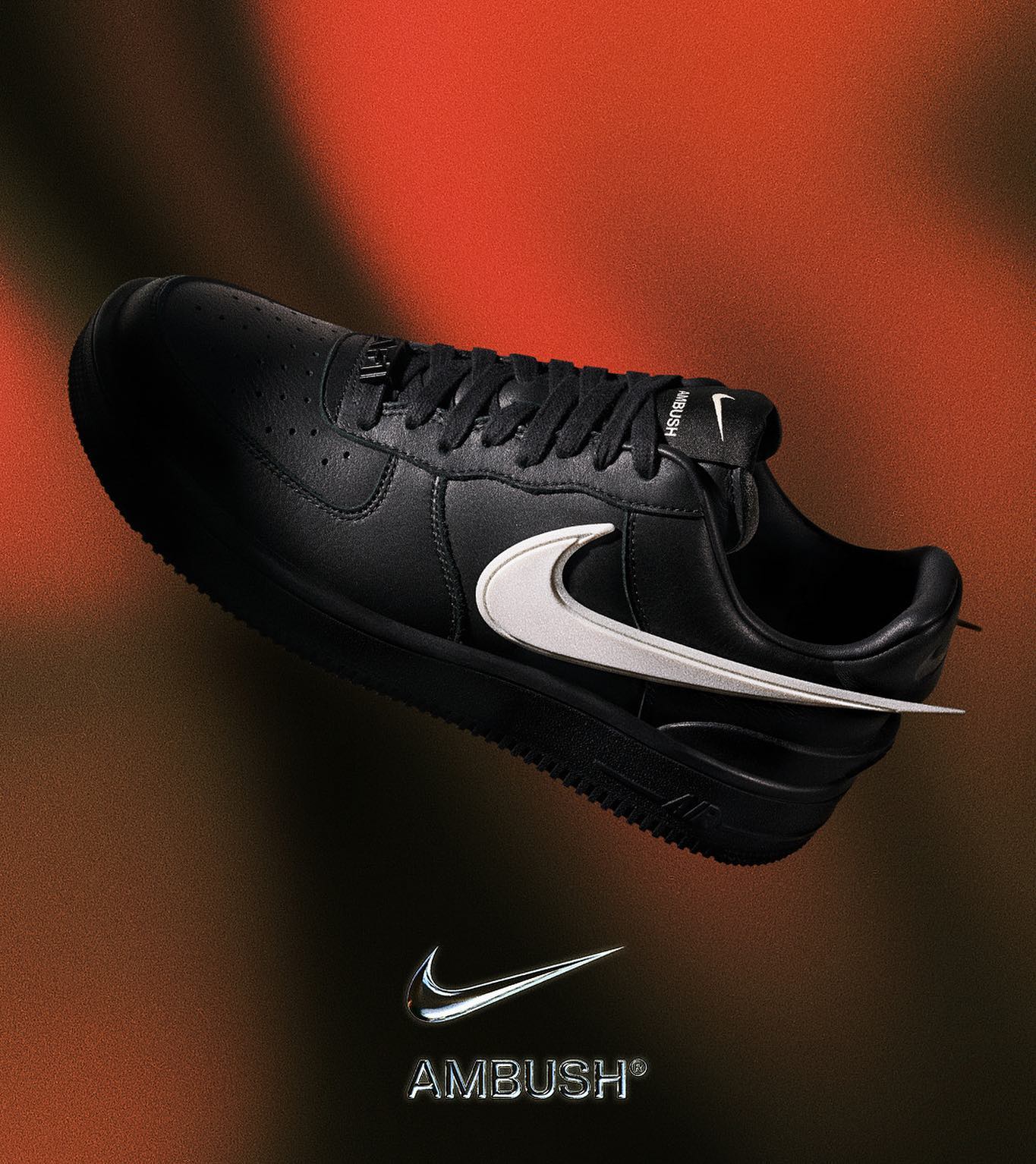 AMBUSH® × NIKE の AIR FORCE 1 “Black” が発売