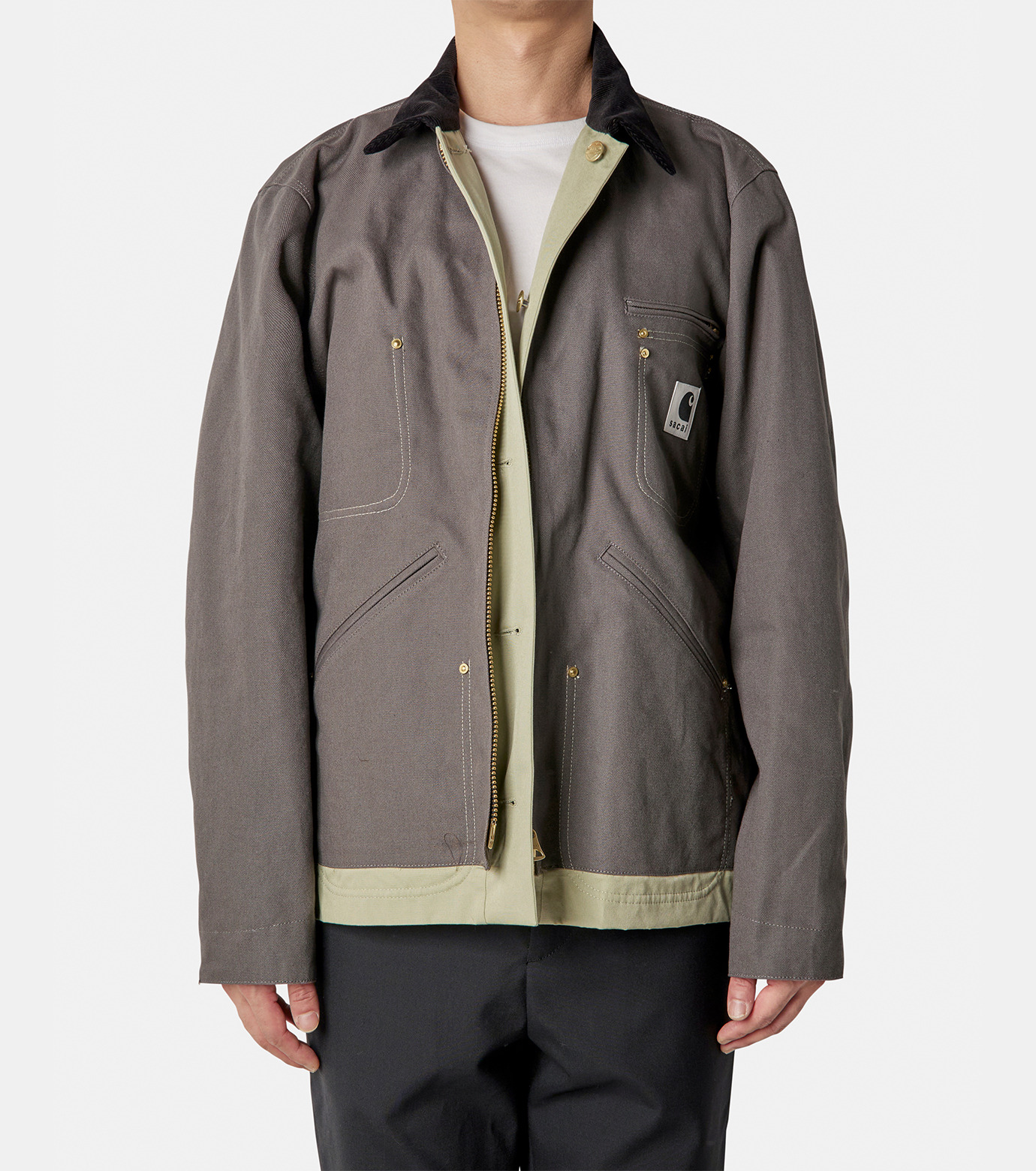 sacai × Carhartt WIP の Reversible Jacket "Gray" が発売