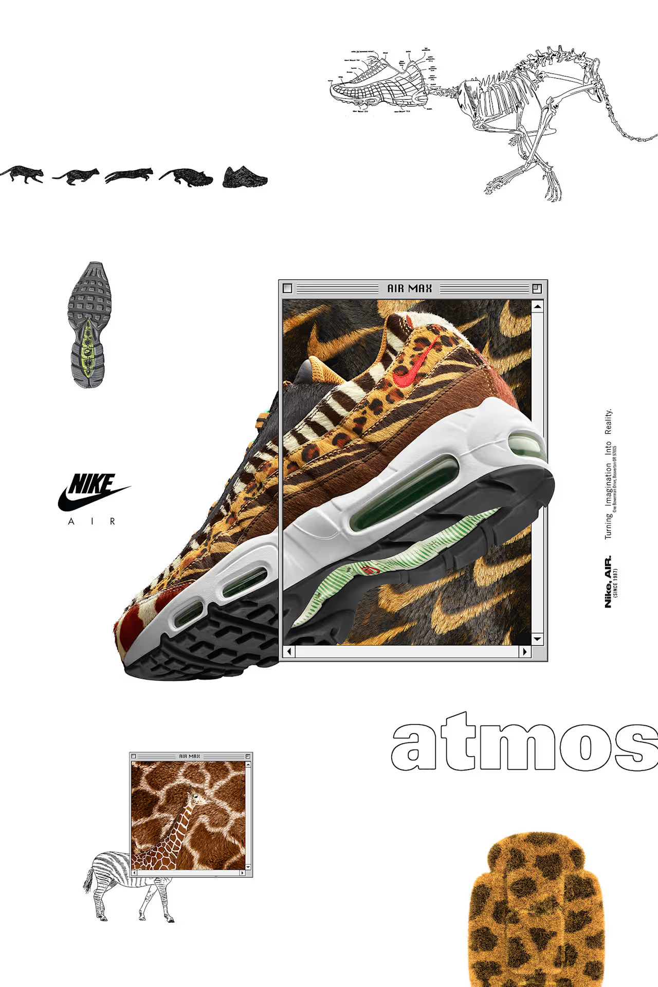 atmos × NIKE の AIR MAX 95 DLX "Animal" が発売