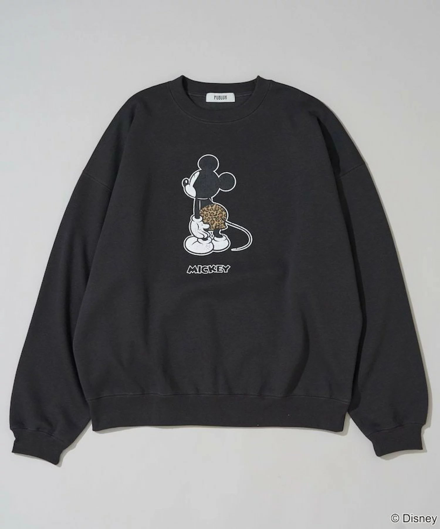 PUBLUX × Mickey Mouse の Graphic Sweat が発売