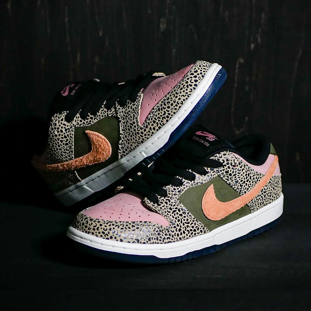 Arts-Rec × NIKE SB の DUNK LOW PRO QS “Rust Pink and Rough Green” が発売
