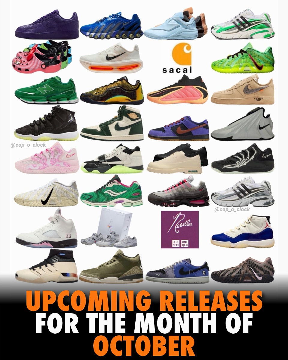 10月の主要リリースアイテムが公開