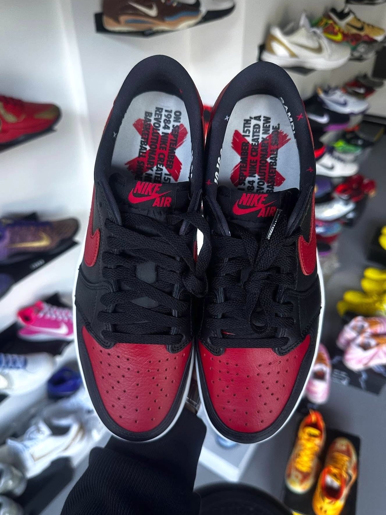 NIKE AIR JORDAN 1 LOW OG "Banned" のファーストルックが公開