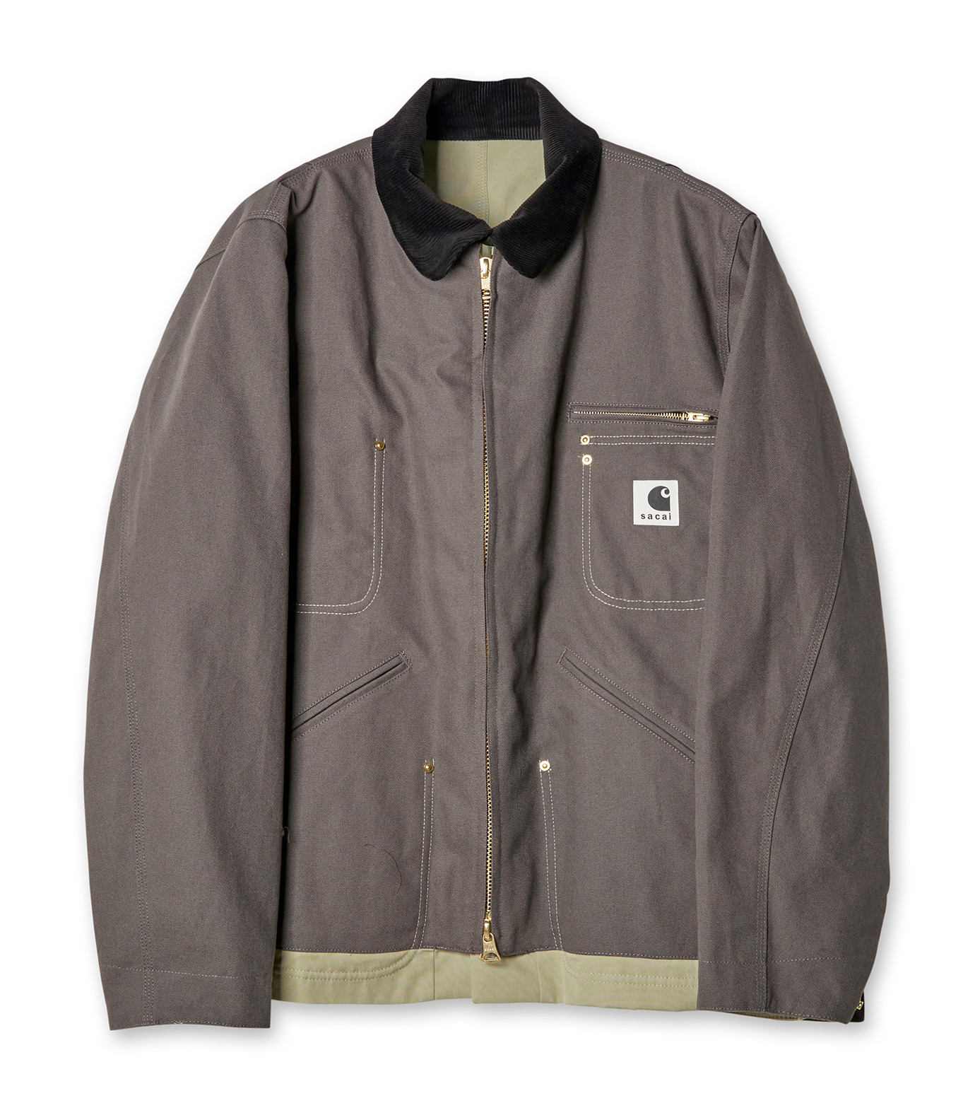 sacai × Carhartt WIP の Reversible Jacket "Gray" が発売
