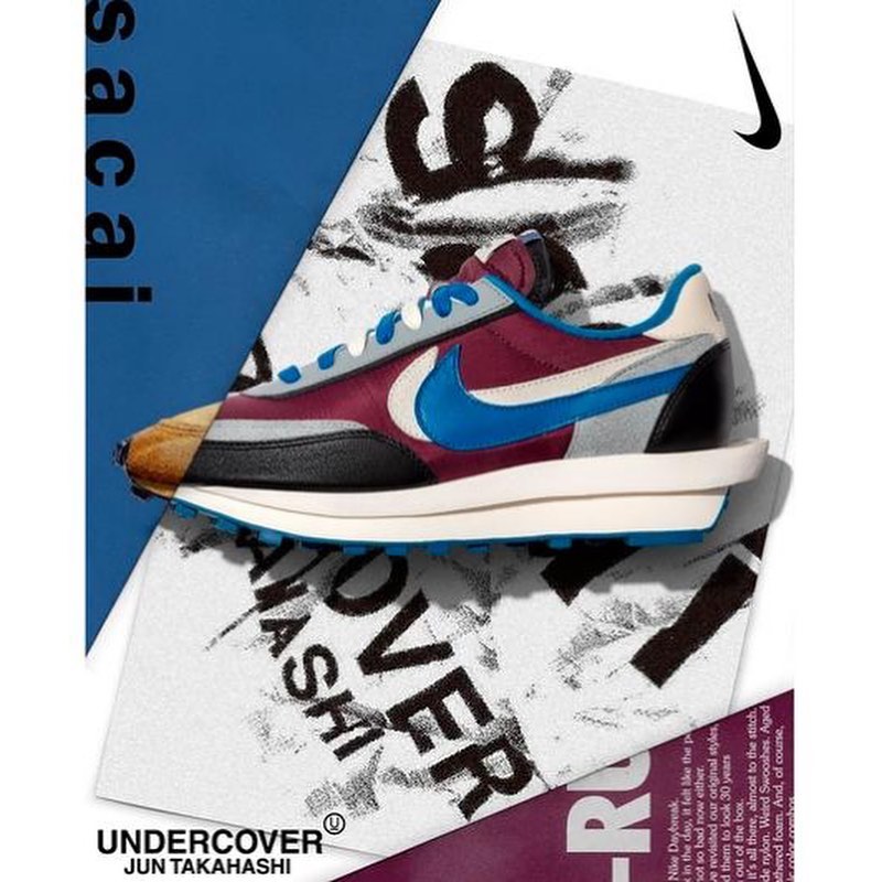 UNDERCOVER × sacai × NIKE の LDWaffle “Team Royal” が発売