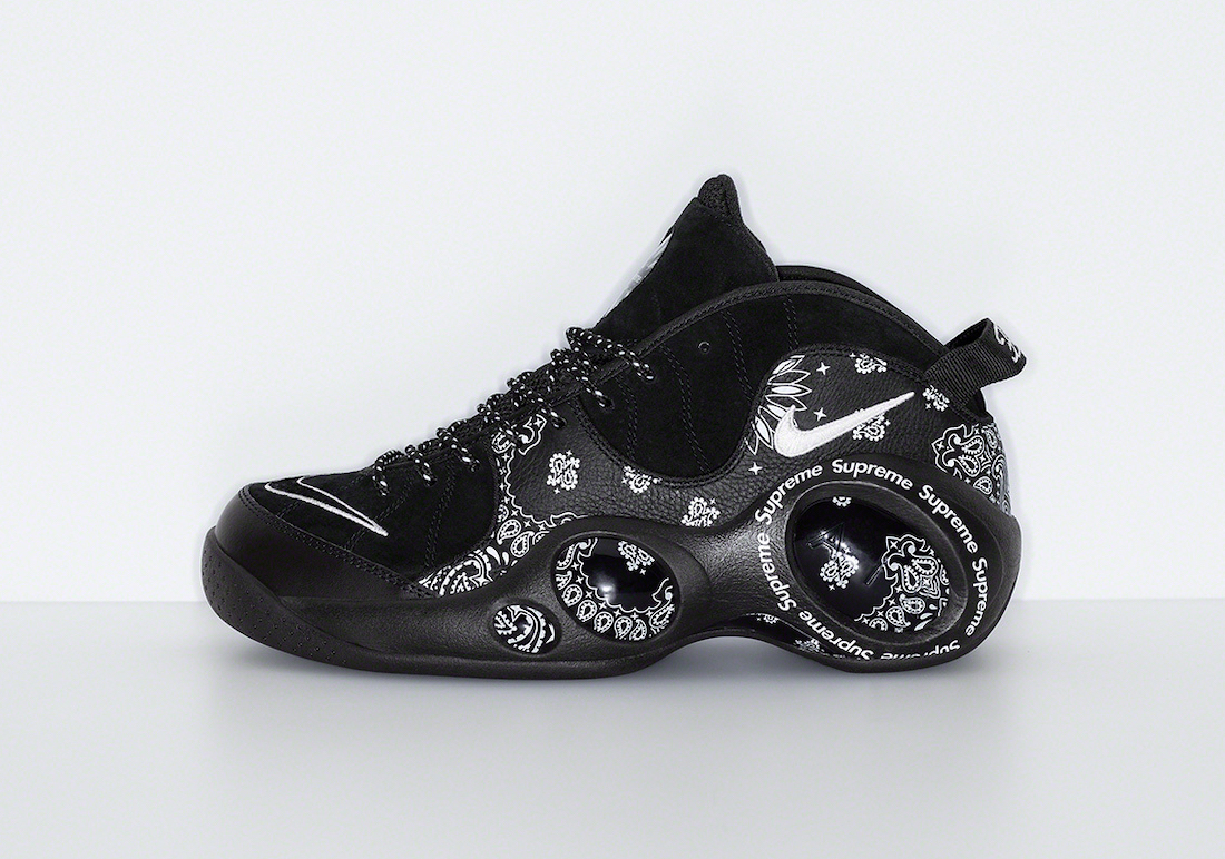 Supreme × NIKE の AIR ZOOM FLIGHT 95 SP “Black/White” が発売