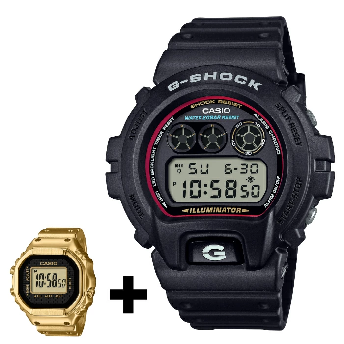 CASIO リングウォッチ “Gold” と G-SHOCK DW-6900RL-1JF のセット販売が開始