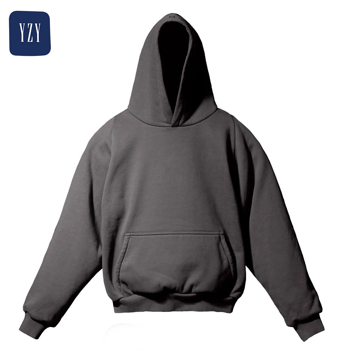 YEEZY GAP Engineered by BALENCIAGA の 55 Shrunken Hoodie “Dark Grey” が発売