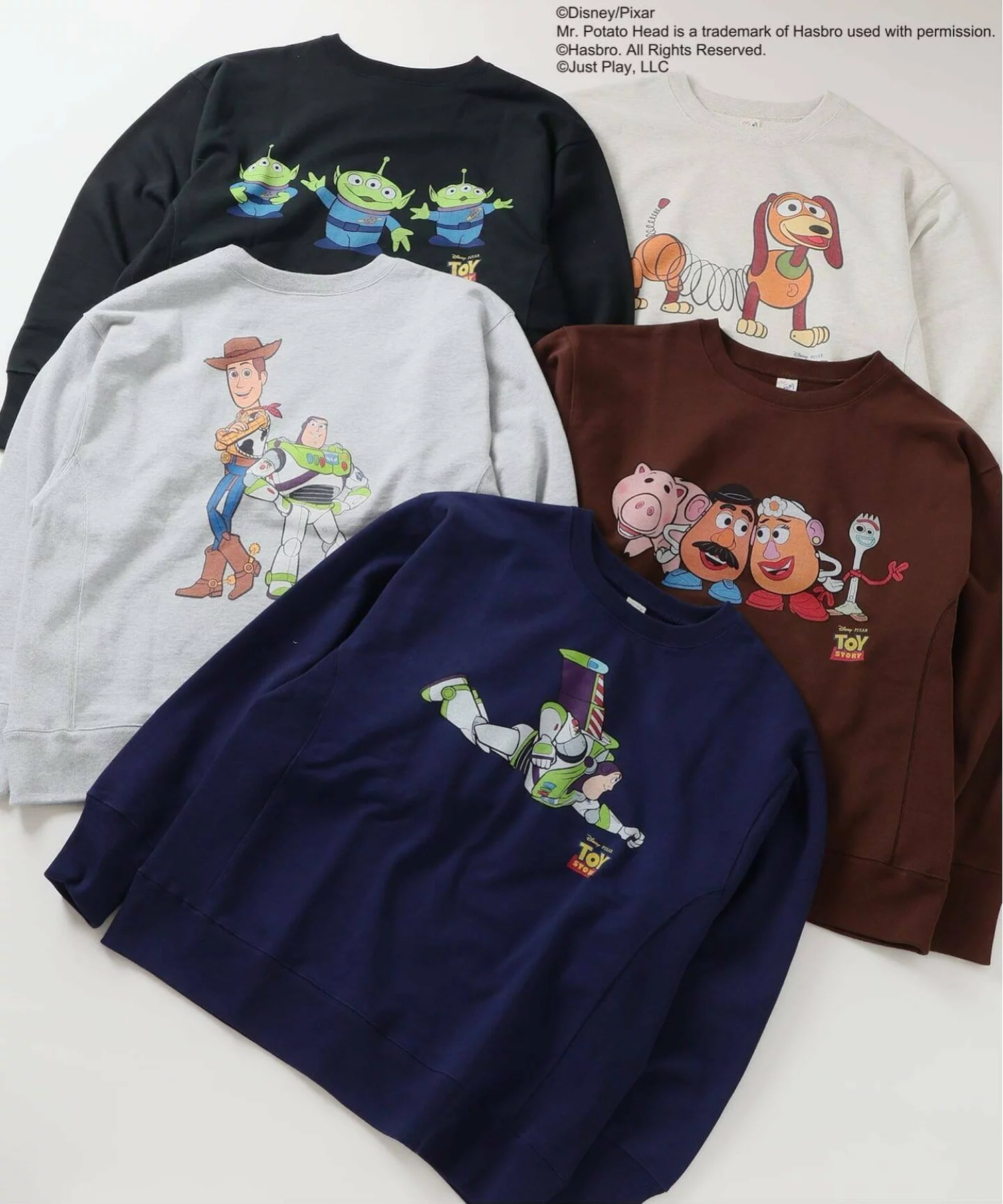 JOURNAL STANDARD relume × TOY STORY の Print Sweat が発売