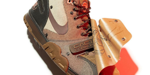Travis Scott × NIKE の AIR TRAINER 1 “THE Wheat” が発売