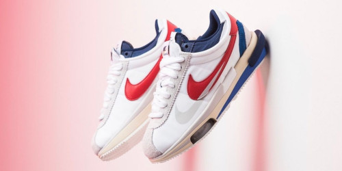 sacai × NIKE の ZOOM CORTEZ “White/University Red” が発売
