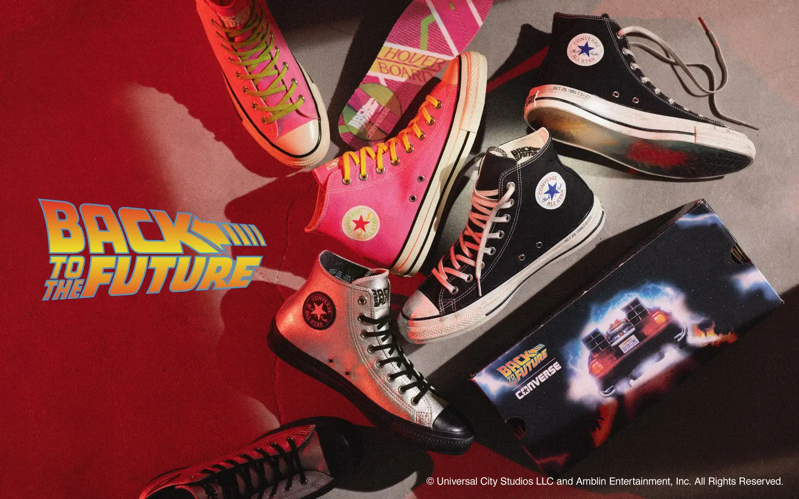 BACK TO THE FUTURE × CONVERSE による新作コラボスニーカーの先行予約が開始