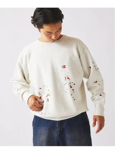 JOURNAL STANDARD relume × Champion による R.W Paint Splash Embroidery Sweat の先行予約が開始
