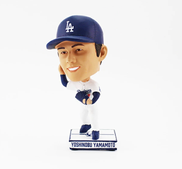 ドジャース 山本由伸 のミニサイズバブルヘッドが発売 - Yakkun