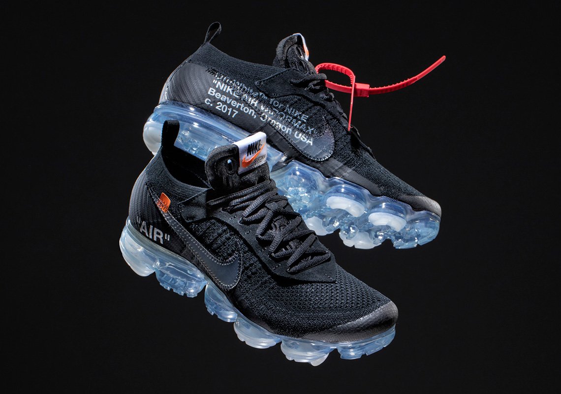 Off-White™ × NIKE の AIR VAPORMAX “Black” が発売