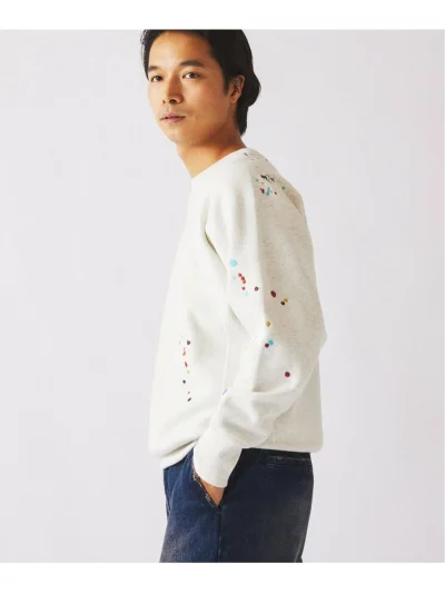 JOURNAL STANDARD relume × Champion による R.W Paint Splash Embroidery Sweat の先行予約が開始