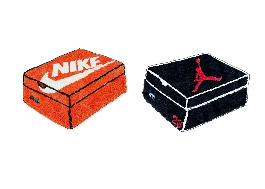 NIKE ORANGE SHOES BOX RUGMAT & NIKE JORDAN BOX RUGMAT が発売