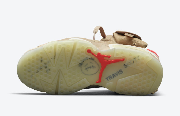 Travis Scott × NIKE の AIR JORDAN 6 “British Khaki” が発売