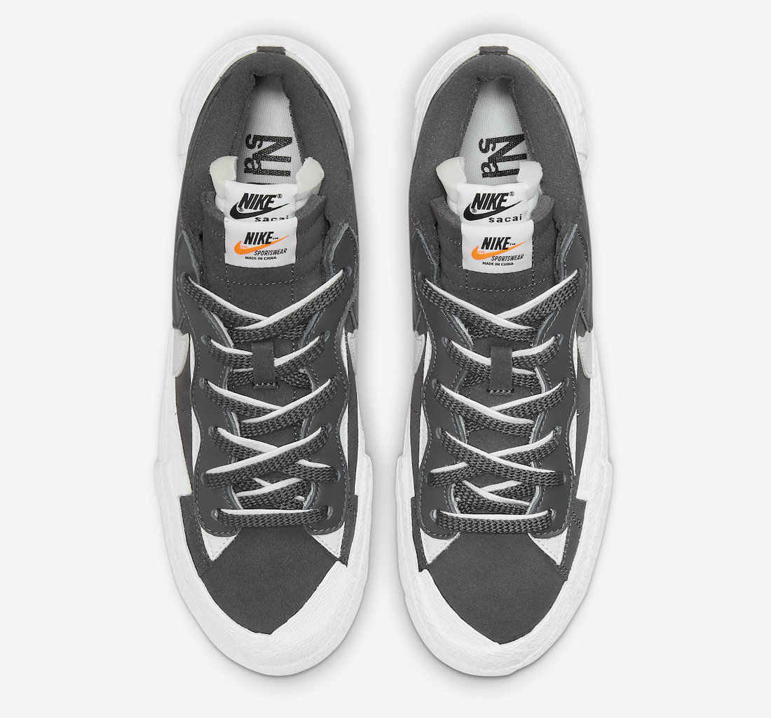 sacai × NIKE の BLAZER LOW "Iron Grey" が発売