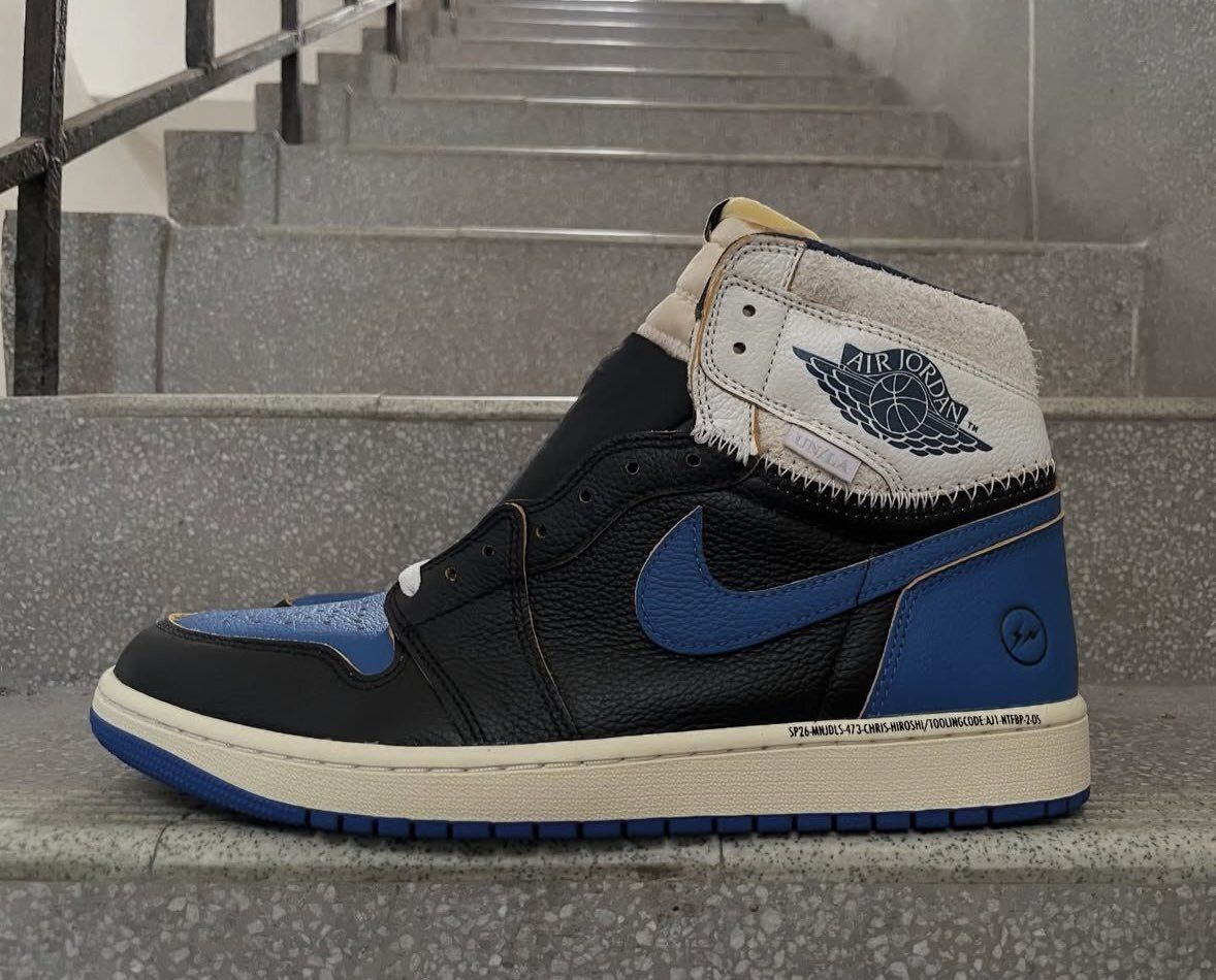 fragment design × UNION × NIKE AIR JORDAN 1 が計3色展開で2926年2月に発売予定