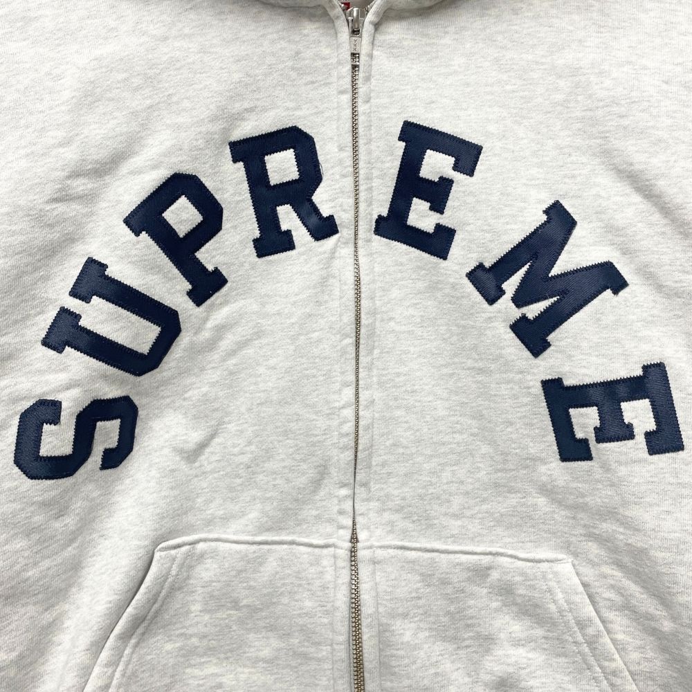Supreme x Champion の Zip Up Hooded Sweatshirt "Ash Grey" が発売
